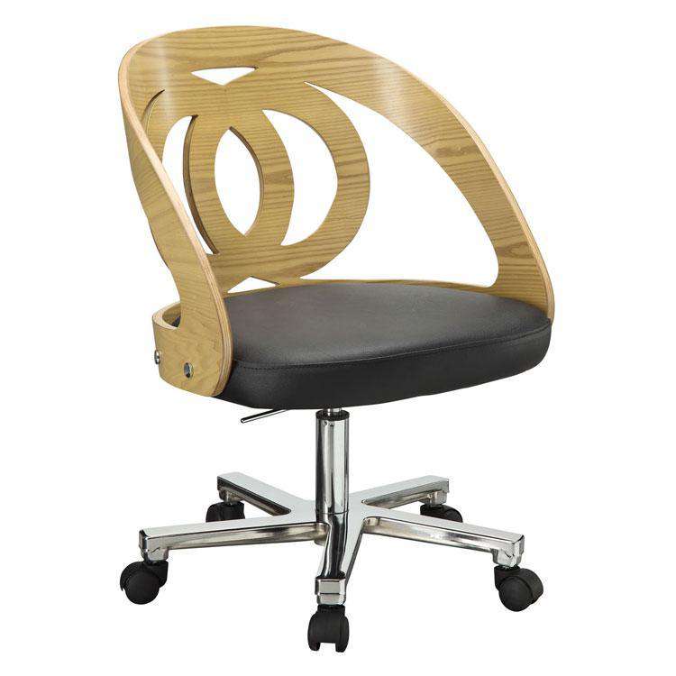 Jual Helsinki PC606 Curved Executive Chair in Oak