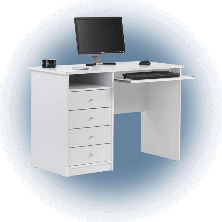 Alphason Marymount White Student Desk (AW22813-WH)