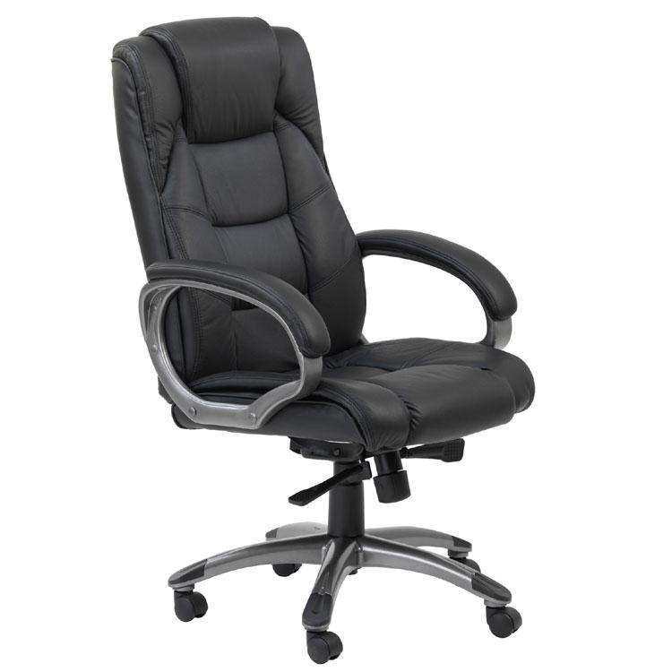 Alphason Northland Black Leather Executive Office Chair (AOC6332-L-BK)