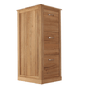 360 rotating image of the Baumhaus Mobel Oak 3-Drawer Filing Cabinet (COR07D)