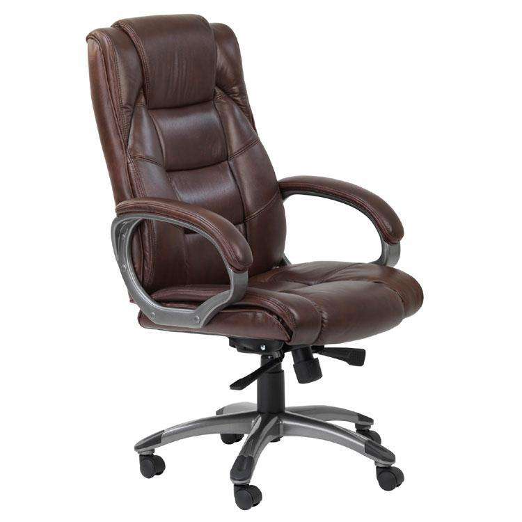 Alphason Northland Brown Leather Executive Office Chair (AOC6332-L-BR)