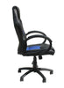 Alphason Daytona Black and Blue Racing Style Leather Chair (AOC5006BLU)