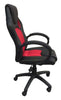 Alphason Daytona Black and Red Racing Style Leather Chair (AOC5006R)