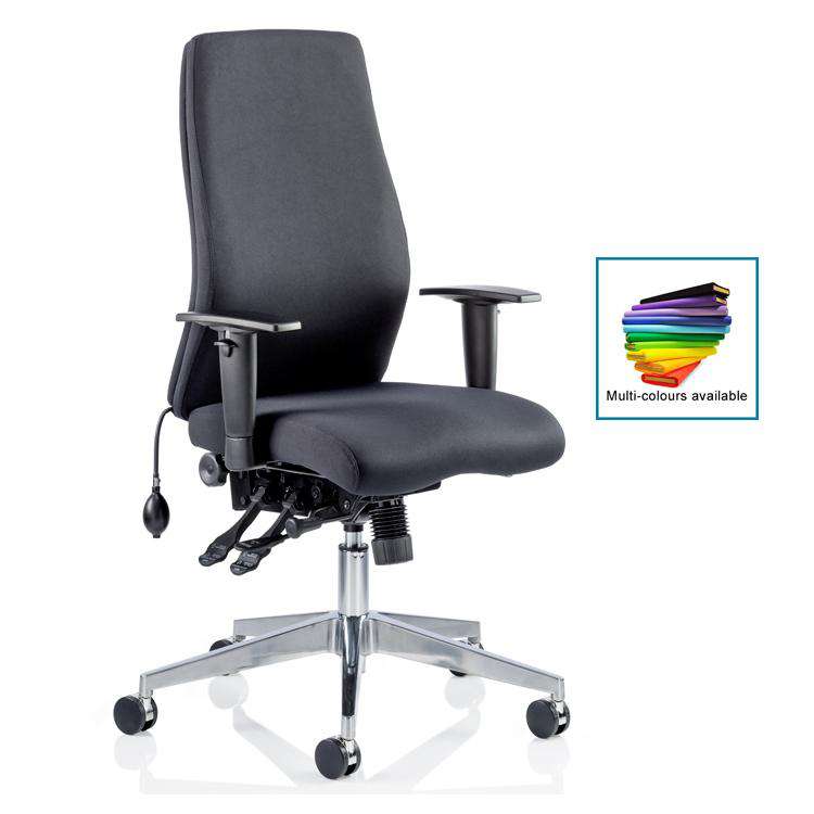 Dynamic Onyx Ergonomic Executive Fabric Office Chair