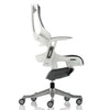 Side image of the Dynamic Zure Charcoal Mesh White Frame Executive Office Chair