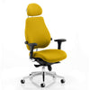 Dynamic Chiro Plus Ultimate Ergonomic 24Hr Executive Chair in Senna Yellow