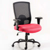 Dynamic Portland HD Black Mesh Executive Office Chair with Bergamot Cherry seat