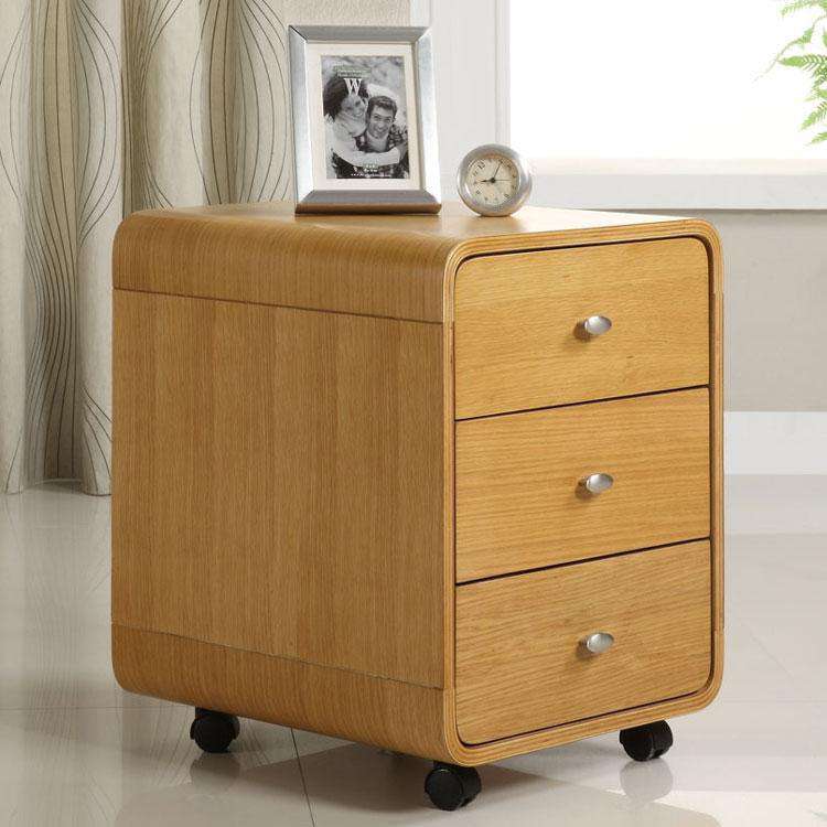 Jual Helsinki PC201 Curved 3 Drawer Pedestal in Oak