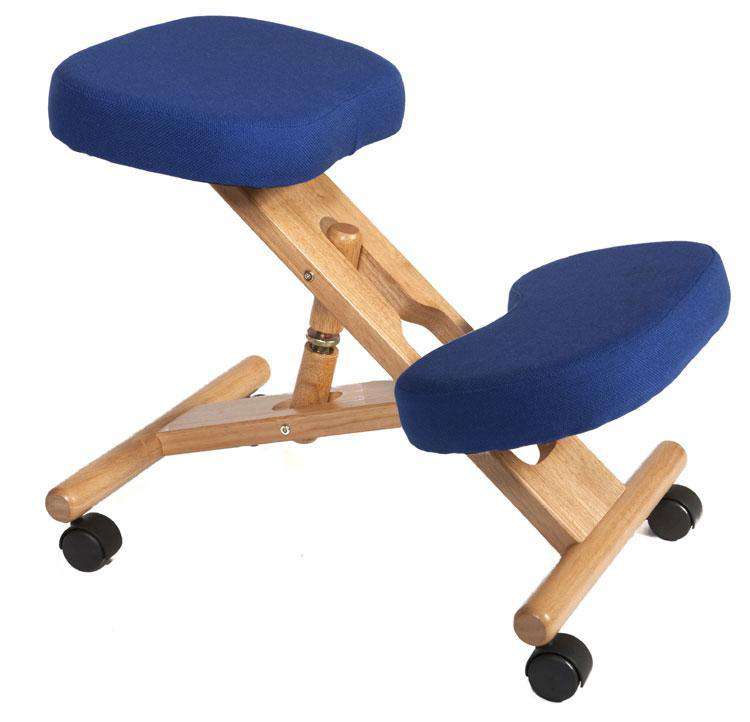 Teknik M0001-BL - Wooden Kneeling Chair in Blue