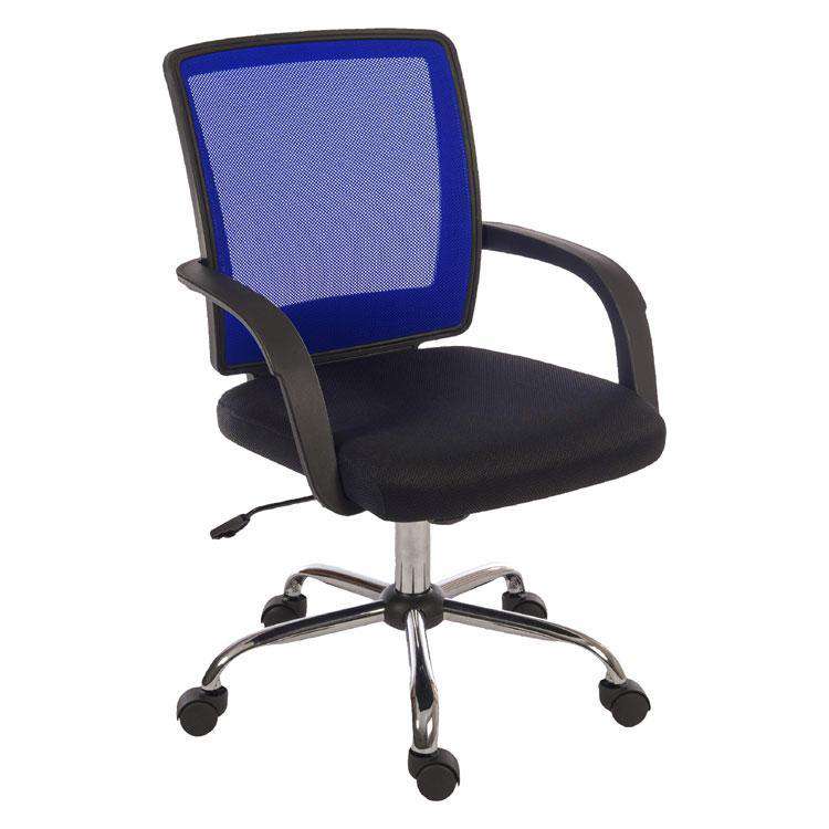 Teknik 6910BLU - Star Mesh Office Chair in Blue