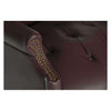 Detail image of the seat on the Teknik B800BU - Chairman Swivel Executive Burgundy Leather Armchair
