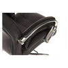 Rear angle of the arms on the Teknik 6957 - Goliath Light Executive Black Leather Chair