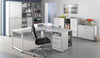 MAJA SET+ Platinum Grey and White Glass