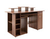 Alphason San Diego Walnut Computer Workstation (AW12004WAL)
