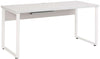 Maja Set+ 1600 Rectangular Desk in Platinum Grey