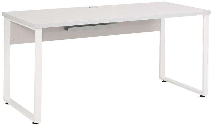 Maja Set+ 1600 Rectangular Desk in Platinum Grey