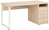 Maja Set+ 1500 Pedestal Desk in Natural Oak