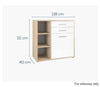 Maja Set+ Cupboard Combi in Natural Oak