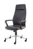 Alphason Brooklyn Black High-Back Leather Office Chair (AOC3122HB-BLK)