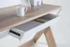 Alphason Aspen Light Oak and White Writing Desk (AW2110)