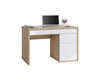 Maja Club Computer Desk in Sonoma Oak and High Gloss White (4059 2556)