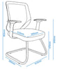 Alphason Atlanta Mesh Visitors Office Chair (AOC9201-V-BLK)