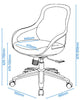 Alphason Croft Grey Mesh Executive Office Chair (AOC1010-M-GRY)