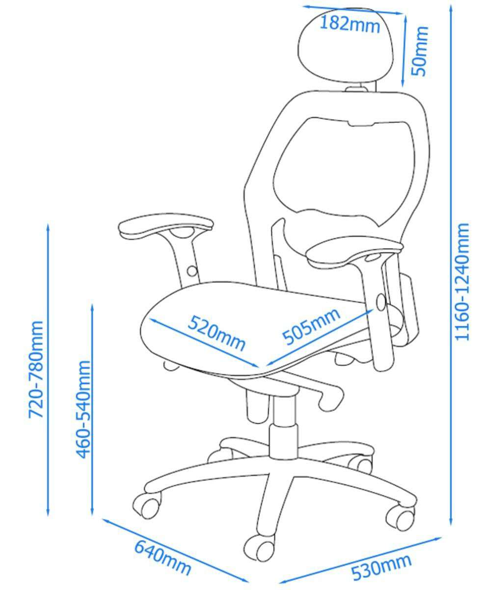 Alphason Portland Executive Mesh back Office Chair AOC7301 M