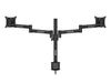 Rear angle of the Multibrackets M Deskmount Officeline Dual Black (5853)