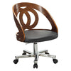 Jual Helsinki PC606 Curved Executive Chair in Walnut