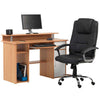 Alphason Albany Workstation in Beech (AW12362-BC)