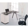 Alphason Cleveland 4 Smoke Glass PC Desk (AW23377-GY)