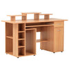 Alphason San Diego Beech Computer Workstation (AW12004)
