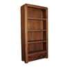 360 rotating image of the Baumhaus Shiro Walnut Large 2-Drawer Bookcase (CDR01A)