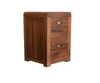 360 rotating image of the Baumhaus Shiro Walnut Desk Height Filing Cabinet (CDR07A)