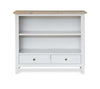 Front image of the Baumhaus Signature Grey Low Bookcase (CFF01A)