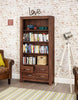Image of the Baumhaus Mayan Walnut Large 4-Drawer Bookcase (CWC01A)