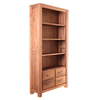 360 rotating image of the Baumhaus Mayan Walnut Large 4-Drawer Bookcase (CWC01A)