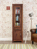 Image of the Baumhaus Mayan Walnut Narrow Glazed Cabinet (CWC01C)