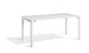Lavoro Apex Height Adjustable Office Desk with White Frame-White