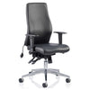 Dynamic Onyx Ergonomic Executive Black Leather Office Chair