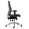 Side image of the Dynamic Onyx Ergonomic Executive Black Leather Office Chair