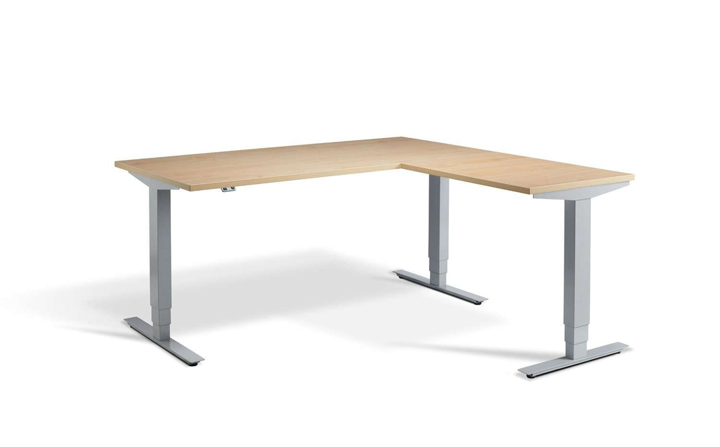 Maple top corner desk