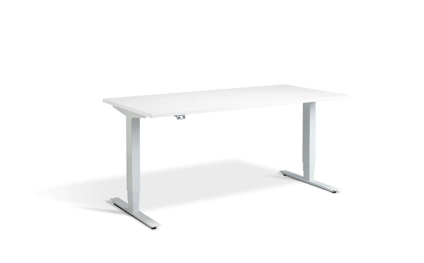White a sales frame desk