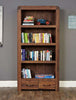 Image of the Baumhaus Shiro Walnut Large 2-Drawer Bookcase (CDR01A)
