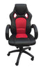 Alphason Daytona Black and Red Racing Style Leather Chair (AOC5006R)