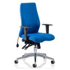 Dynamic Onyx Ergonomic Executive Fabric Office Chair in Blue