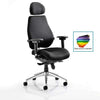 Dynamic Chiro Plus Ultimate Ergonomic 24Hr Executive Chair in Black