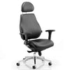 Dynamic Chiro Plus Ultimate Ergonomic 24Hr Executive Chair in Black Leather
