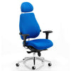 Dynamic Chiro Plus Ultimate Ergonomic 24Hr Executive Chair in Blue